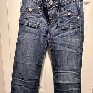 Rock & Republic Dark Blue Straight Leg Jeans